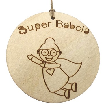 PREZENT DZIEŃ BABCI MEDAL GOTOWY ZESTAW KOPERTA