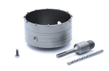 WIERTŁO KORONKOWE OTWORNICA KORONKOWA SDS MAX ZESTAW 120 MM DO MURU BETONU