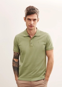 OCHNIK Zielona koszulka polo męska POLMT-0045A-51 3XL