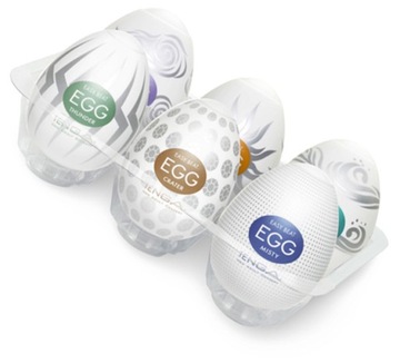 DLA PANÓW MASTURBACJA TENGA EGG 6 STYLES PACK 2