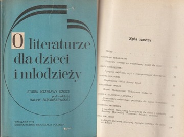 O LITERATURZE DLA DZIECI I MŁODZIEŻY Skrobiszewska