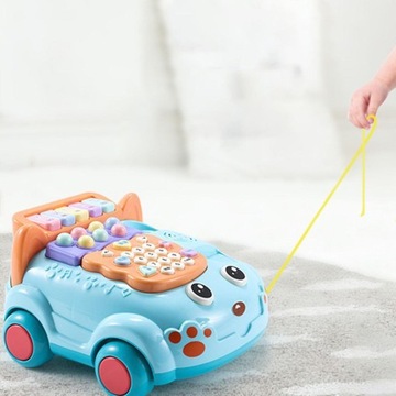 Telefon Zabawka Cartoon Baby Musical Toys for Blue
