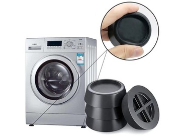 АНТИВИБРАЦИОННЫЕ ПОДУШКИ ДЛЯ СТИРАЛЬНОЙ И ПОСУДОМОЕЧНОЙ МАШИНЫ РЕЗИНОВЫЙ АНТИВИБРАЦИОННЫЙ КОВрик 4 шт.