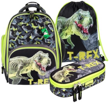РЮКЗАК+ЧЕХОЛ-КАРАНДАШ+СУМКА BAMBINO PREMIUM T-REX-0512
