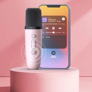 Новый мини-беспроводной микрофон Bluetooth, небольшой динамик, портативный караоке на открытом воздухе