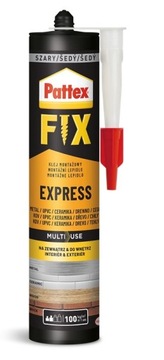 Klej Pattex Fix Express montażowy zewnętrzny 375g