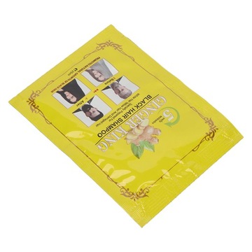 10 шт., 25 мл, шампунь для волос с имбирем, удаление седых волос, 9U