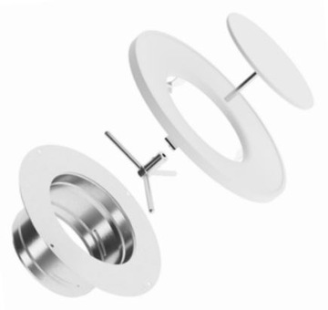 DARCO VENTLAB ASV диффузор, fi 160, белый, круглый
