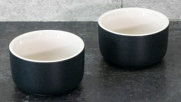 KOMPLET KAMIONKOWYCH NACZYŃ czarne 200ml