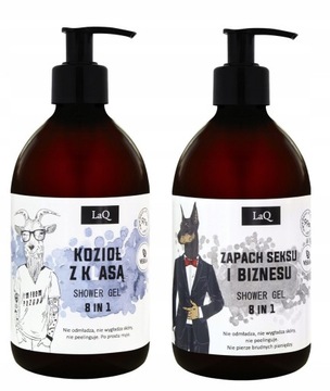 LAQ ZESTAW MĘSKICH 8w1 ŻELI p/PR KOZIOŁ+DOBERMAN