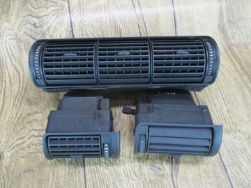 КОМПЛЕКТ РЕШЕТОК ПРАВАЯ ЛЕВАЯ РЕШЕТКА ВОЗДУХА ВОЗДУХА, ЧЕРНАЯ AUDI A4 B5 LIFT FL