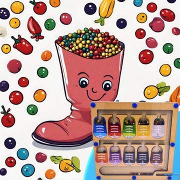 МАГНИТНАЯ ДОСКА МОЗАИКА ОБРАЗОВАТЕЛЬНАЯ ДЕРЕВЯННАЯ ПАЗЛ МОЗАИКА МОНТЕССОРИ