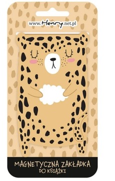 669207 ZAKŁADKA DO KSIĄŻKI MAGNETYCZNA PANTERA