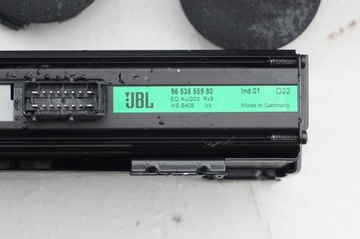 ДИНАМИКИ УСИЛИТЕЛЬ JBL 9653555980 PEUGEOT 407