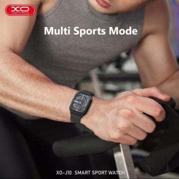 SMARTWATCH ЧАСЫ НА ПОЛЬСКОМ МЕНЮ ПРИЛОЖЕНИЕ SPORT PULS WATCH PL ЧЕРНЫЙ AMOLED