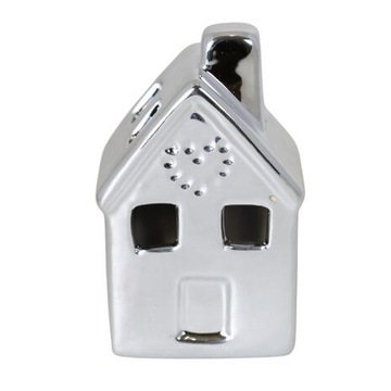 DOMEK ŚWIECZNIK LED FIGURKA CERAMICZNA