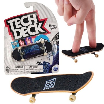 DESKOROLKA FINGERBOARD DREWON SONG THANK YOU TYGRYS + NAKLEJKI TECH DECK