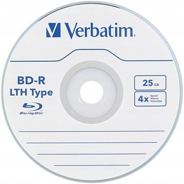 PŁYTY VERBATIM BLU-RAY BD-R x4 25GB cake 10 LTH