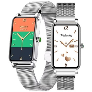 SMARTWATCH ZEGAREK WATCH SMARTBAND BAND PRO SMART MENU PL SPORT DAMSKI PULS