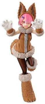 FIGURKA ANIM RE ZERO Ram Rem Wolf FuRyu