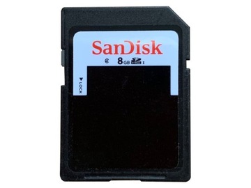 Карта памяти SanDisk SDHC 8 ГБ класса 4