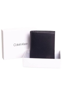 CALVIN KLEIN PORTFEL MĘSKI SKÓRZANY K50K510077 BAX CZARNY