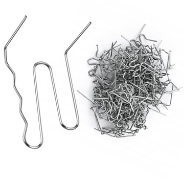 ZSZYWKI DO PLASTIKU PŁASKIE LITERA S 0,8MM 100SZT