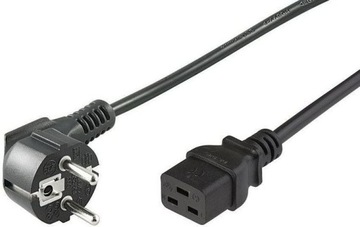 MicroConnect Power Cord Schuko Angled - C19, 5m