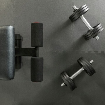 Коврик для упражнений ТРЕНИРОВОЧНЫЙ ПАЗЛ ДЛЯ СНАРЯЖЕНИЯ, НЕСКОЛЬЗЯЩАЯ ПЕНА, 4 шт.