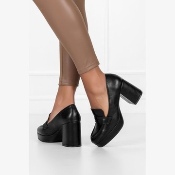 ОБУВЬ ЖЕНСКАЯ ТУФЛИ НА СТАБИЛЬНОМ КАБЛУКЕ, МЯГКОЙ СТЕЛКЕ НОВАЯ, размер 38