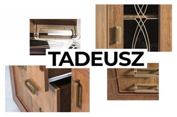 Комплект офисной мебели: шкаф, витрина, письменный стол.