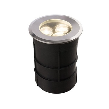 Okrągła lampa najazdowa PICCO LED 3W srebrna