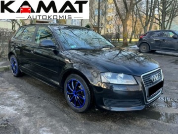 Audi A3 8P Hatchback 3d 2.0 TDI PD 140KM 2008 Audi A3 Sportback Audi A3 Sportback 2,0 Diesel Bogate Wyposazenie Hak Zami