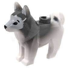 LEGO Pies husky 16606pb001 biały
