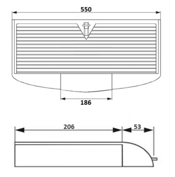 PÓŁKA POD KLAWIATURĘ SZUFLADA WYSUWANA - CZARNA
