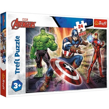 14321 TREFL PUZZLE 24 EL MAXI AVENGERS