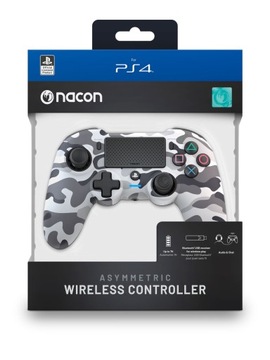 NACON Pad bezprzew. asymetryczny PS4 camo szary