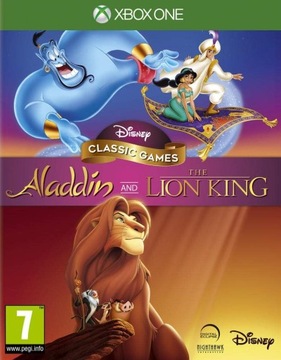 Disney Classic Games Aladdin and The Lion KING Xbox One nowa od ręki MG