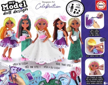 Одевание куклы Educa - Праздник