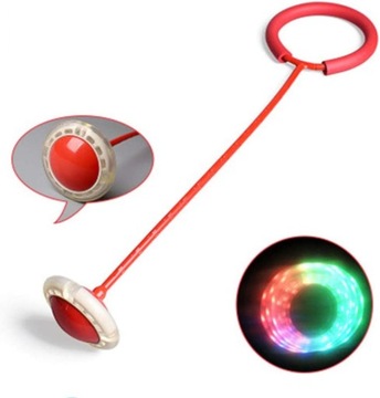 HULA HOP НА НОГЕ СКАКАЛАВКА ШКИПЕР СВЕТЯЩАЯСЯ СВЕТОДИОДНАЯ ИГРУШКА ДЛЯ ДЕТЕЙ ЦВЕТА