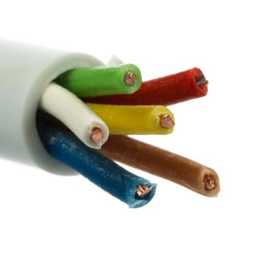 Kabel 6 żyłowy YTDY6x0,5 drut przewód miedź 100m