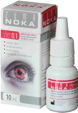 Zuma noka PLUS Ulga dla oczu Krople nawilżające S-Lab 10 ml