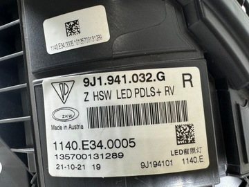 PORSCHE TAYCAN 9J1 FULL LED SVĚTLO LEVÝ PRAVÁ PŘEDNÍ KOMPLET SVĚTLOMET EUR
