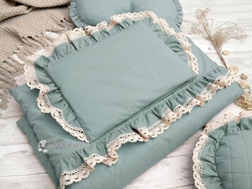 КОКОННОЕ ГНЕЗДО Стеганое, с рюшами. Высокое качество.