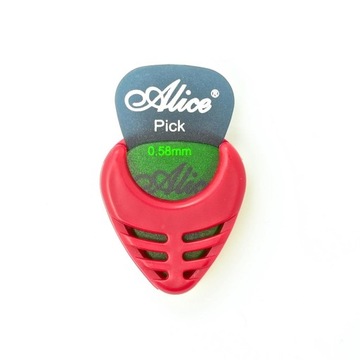 ALICE PICK HOLDER RED ażurowe etui na kostki gitar