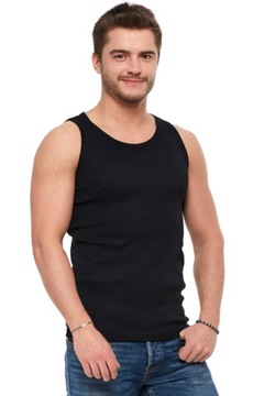 TANK TOP PODKOSZULEK MĘSKI NA RAMIĄCZKACH KOSZULKA GŁADKA BAWEŁNA MORAJ L