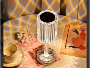 КРИСТАЛЛ СВЕТОДИОДНАЯ НАСТОЛЬНАЯ ЛАМПА RGB ПУЛЬТ ДУ USB