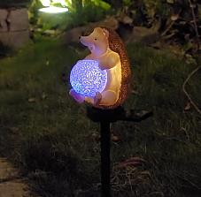 САДОВАЯ ЛАМПА HEDGEHOG HEDGEHOG, ВОДОНЕПРОНИЦАЕМАЯ, БОЛЬШОЙ СВЕТОДИОД