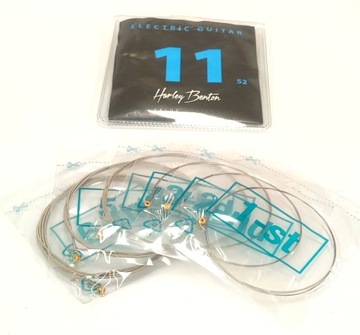 Struny 11 do gitary elektrycznej Harley Bent 11-52