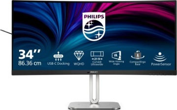 Monitor Philips B-Line 34B2U5600C/00 3440 x 1440 Uwqhd 120 Hz